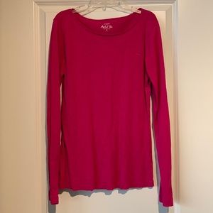 Pink J. Crew artist tee. Size: M. Like new. 100% cotton.